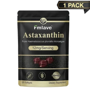 Premium Astaxanthin 12mg, Natural Antioxidant