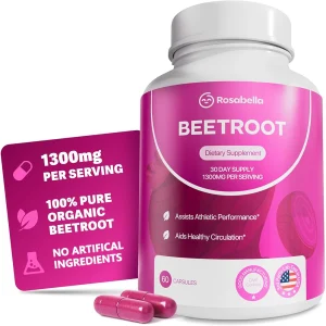 Organic Beet Root Capsules - 1300mg